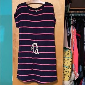 JCrew Striped TeeShirt-Dress